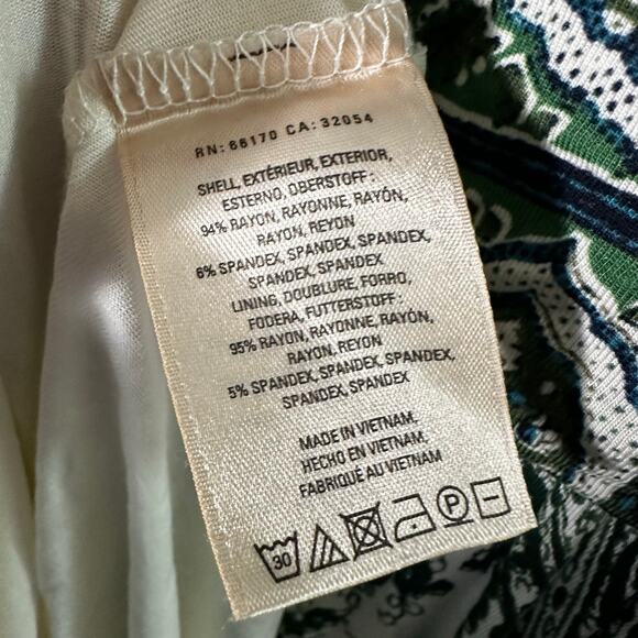 Moulinette Soeurs by Anthropologie Green Paisley Brisbane Maxi Dress - Picture 8 of 9